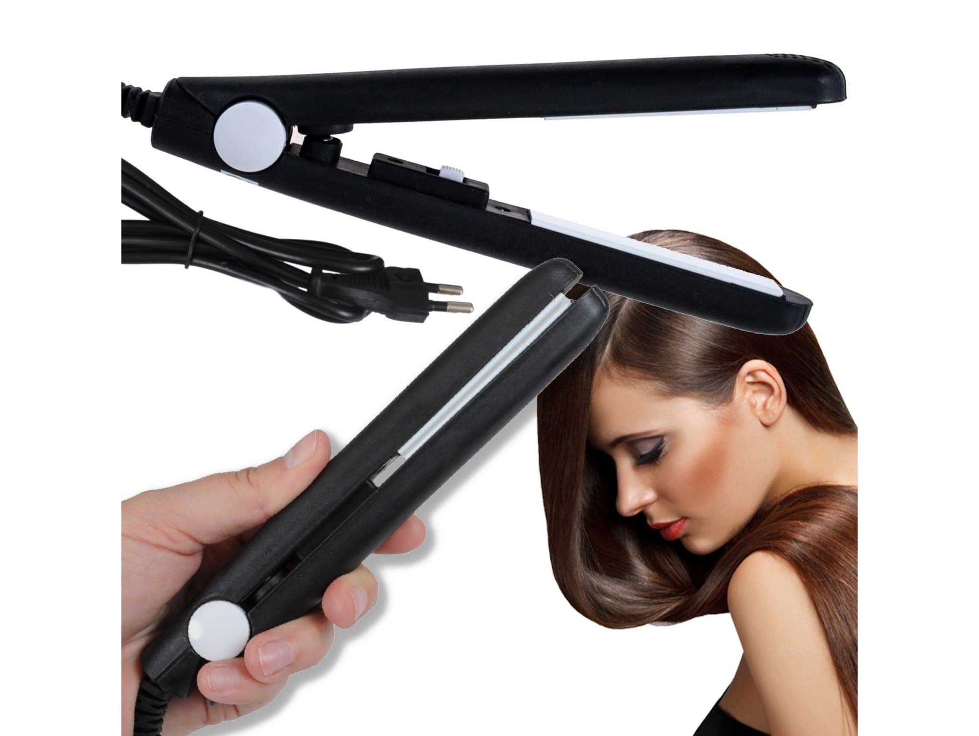 Prostownica do włosów do torebki wyjazd mała mini